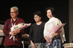 with Dean Ova Emilia (in the middle)